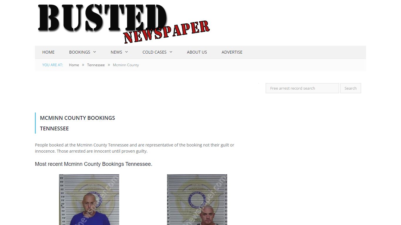 Mcminn County, TN Mugshots - BUSTEDNEWSPAPER.COM
